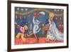 The Marriage of the Marquis of Carabas and the Princess, Illustration from 'Puss in Boots', C.1949-null-Framed Giclee Print