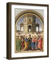 The Marriage of the Virgin, 1500-04-Pietro Perugino-Framed Giclee Print