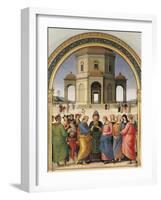 The Marriage of the Virgin, 1500-04-Pietro Perugino-Framed Giclee Print