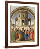 The Marriage of the Virgin, 1500-04-Pietro Perugino-Framed Giclee Print