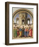 The Marriage of the Virgin, 1500-04-Pietro Perugino-Framed Giclee Print