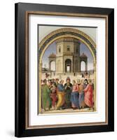 The Marriage of the Virgin, 1500-04-Pietro Perugino-Framed Giclee Print