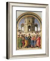 The Marriage of the Virgin, 1500-04-Pietro Perugino-Framed Giclee Print