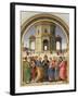 The Marriage of the Virgin, 1500-04-Pietro Perugino-Framed Giclee Print