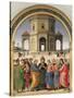 The Marriage of the Virgin, 1500-04-Pietro Perugino-Stretched Canvas