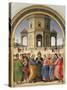 The Marriage of the Virgin, 1500-04-Pietro Perugino-Stretched Canvas