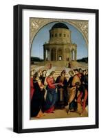 The Marriage of the Virgin, 1504-Raphael-Framed Giclee Print