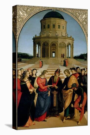 The Marriage of the Virgin, 1504-Raphael-Stretched Canvas