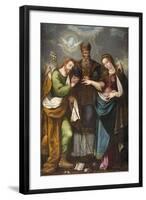 The Marriage of the Virgin, 1668-Pedro Ramirez-Framed Giclee Print