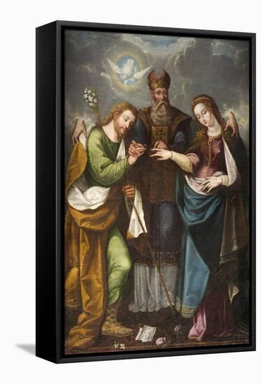 The Marriage of the Virgin, 1668-Pedro Ramirez-Framed Stretched Canvas