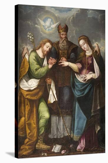 The Marriage of the Virgin, 1668-Pedro Ramirez-Stretched Canvas