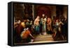 The Marriage of the Virgin, 1833-Jerome Martin Langlois-Framed Stretched Canvas