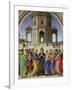 The Marriage of the Virgin, about 1500-Perugino-Framed Giclee Print