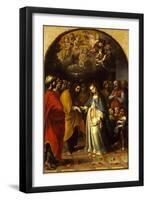 The Marriage of the Virgin, c.1693-Esteban Márquez de Velasco-Framed Giclee Print