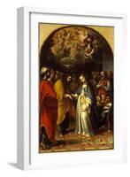 The Marriage of the Virgin, c.1693-Esteban Márquez de Velasco-Framed Giclee Print