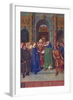 'The Marriage of the Virgin', c1455, (1939)-Jean Fouquet-Framed Giclee Print