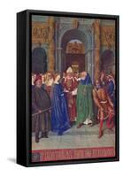 'The Marriage of the Virgin', c1455, (1939)-Jean Fouquet-Framed Stretched Canvas