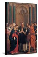 The Marriage of the Virgin Mary-Gennari Bartolomeo-Stretched Canvas