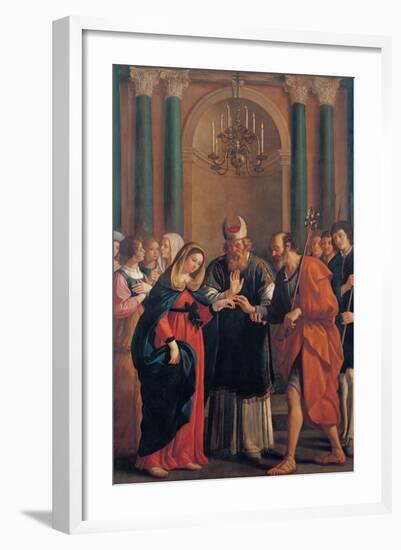 The Marriage of the Virgin Mary-Gennari Bartolomeo-Framed Giclee Print
