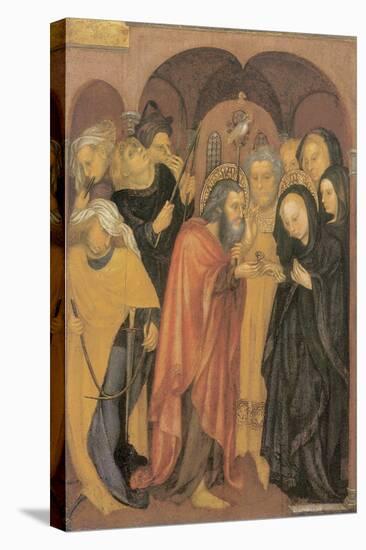 The Marriage Of The Virgin-Michelino Da Besozzo-Stretched Canvas