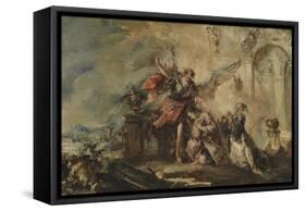The Marriage of Tobias (Episode of the Tobias Cycle)-Giovanni Antonio Guardi-Framed Stretched Canvas