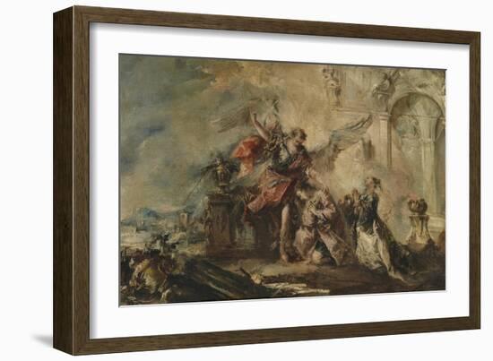 The Marriage of Tobias (Episode of the Tobias Cycle)-Giovanni Antonio Guardi-Framed Giclee Print