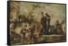 The Marriage of Tobias (Episode of the Tobias Cycle)-Giovanni Antonio Guardi-Framed Stretched Canvas