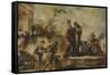 The Marriage of Tobias (Episode of the Tobias Cycle)-Giovanni Antonio Guardi-Framed Stretched Canvas