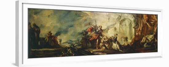 The Marriage of Tobias-Giovanni Antonio Guardi-Framed Premium Giclee Print