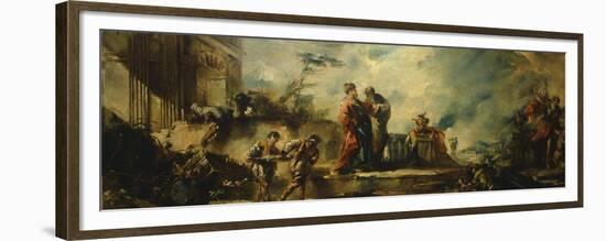 The Marriage of Tobias-Giovanni Antonio Guardi-Framed Premium Giclee Print