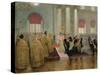 The Marriage of Tsar Nicholas II (1868-1918) and Alexandra Feodorovna (1872-1918) 1894-Ilya Efimovich Repin-Stretched Canvas