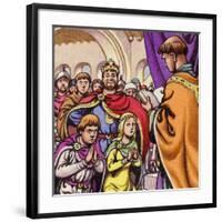 The Marriage of Wandrille, Later Saint Wandrille-Pat Nicolle-Framed Giclee Print