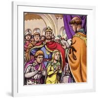 The Marriage of Wandrille, Later Saint Wandrille-Pat Nicolle-Framed Giclee Print