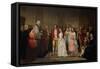 The Marriage of Washington, 1849-Junius Brutus Stearns-Framed Stretched Canvas