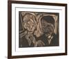 The Married Couple Müller-Ernst Ludwig Kirchner-Framed Premium Giclee Print