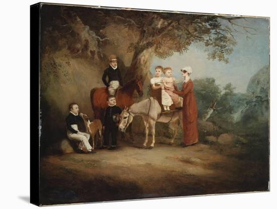 The Marriott Family, 1815-John E. Ferneley-Stretched Canvas