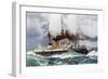 The "Mars" in the Channel Squadron, 1901-Charles Edward Dixon-Framed Giclee Print