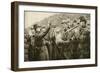 The 'Marseillaise' Played in the Trench, from 'Le Miroir', 17 October 1915-null-Framed Giclee Print