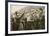 The 'Marseillaise' Played in the Trench, from 'Le Miroir', 17 October 1915-null-Framed Giclee Print