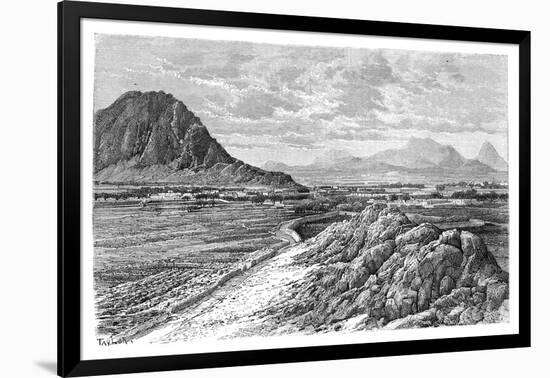 The Marsha Pass, North of Kandahar, Afghanistan, 1895-null-Framed Giclee Print