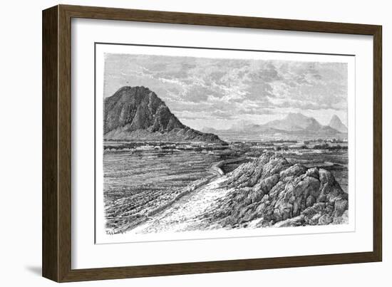 The Marsha Pass, North of Kandahar, Afghanistan, 1895-null-Framed Giclee Print