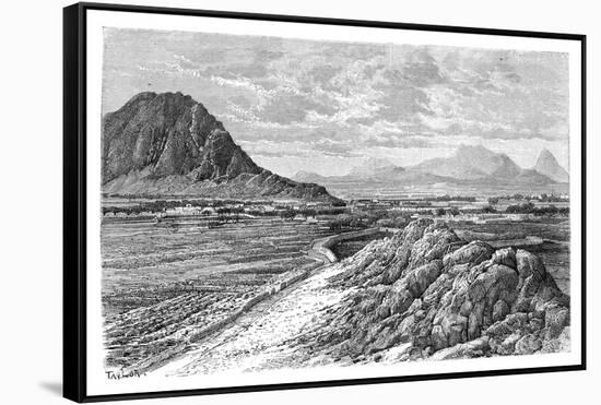 The Marsha Pass, North of Kandahar, Afghanistan, 1895-null-Framed Stretched Canvas