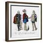 The Marshal of Souvre, M De Bellegarde and M De Pluvinel, 17th Century-null-Framed Giclee Print