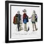 The Marshal of Souvre, M De Bellegarde and M De Pluvinel, 17th Century-null-Framed Giclee Print