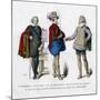 The Marshal of Souvre, M De Bellegarde and M De Pluvinel, 17th Century-null-Mounted Giclee Print