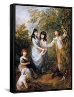 The Marsham Children, 1787-Thomas Gainsborough-Framed Stretched Canvas