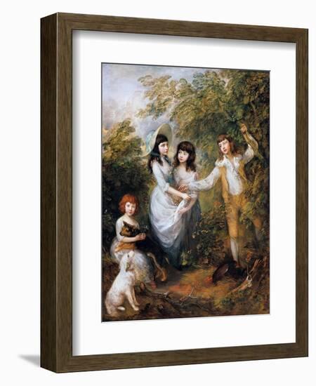 The Marsham Children, 1787-Thomas Gainsborough-Framed Giclee Print