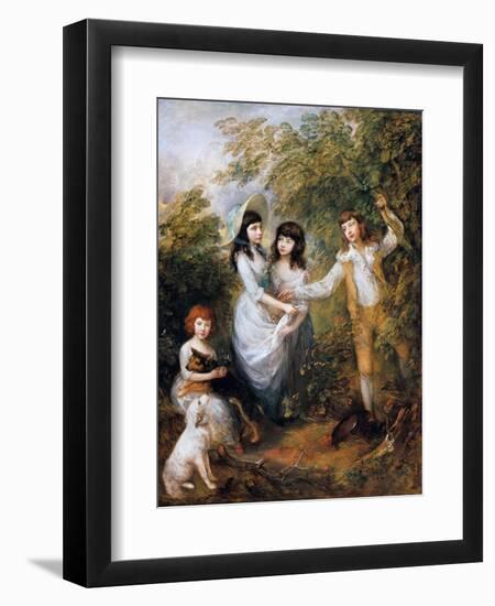 The Marsham Children, 1787-Thomas Gainsborough-Framed Giclee Print