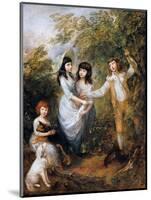 The Marsham Children, 1787-Thomas Gainsborough-Mounted Giclee Print