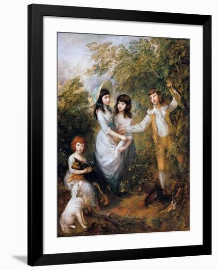 The Marsham Children, 1787-Thomas Gainsborough-Framed Giclee Print